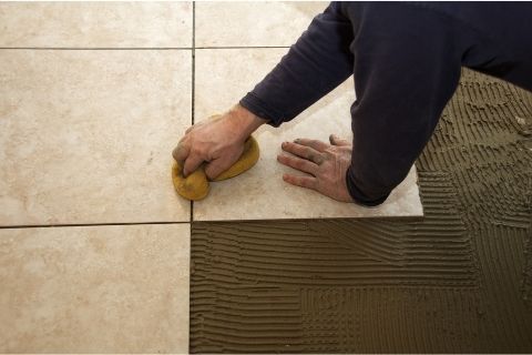 Grout is the substance that assembles your tiles.