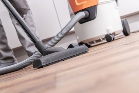Vacuum is a good way to clean epoxy floor