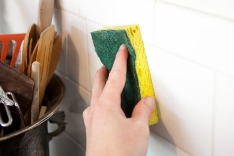 How to get the grease off the walls