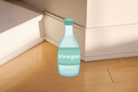 Clean your baseboards with vinegar