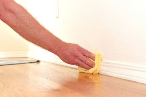 Cleaning hacks for the painted baseboards