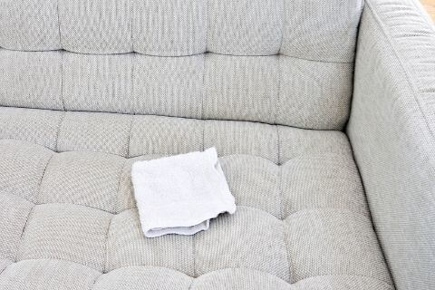 Linen upholstery