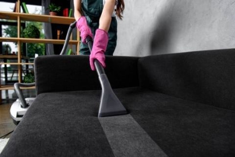 Vacuuming upholstery regularly