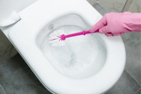 Clean the inside toilet tank