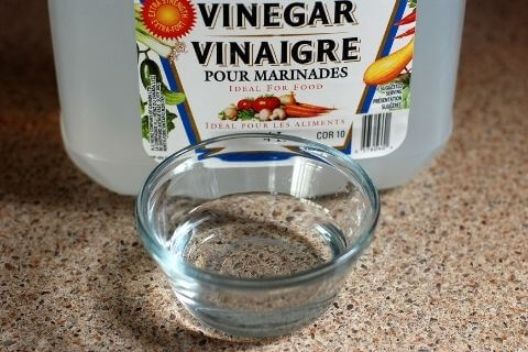 Clean tv screens with vinegar