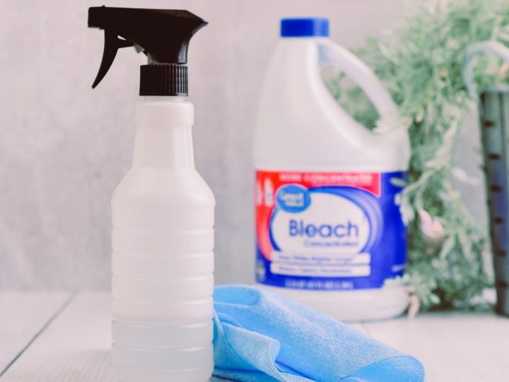 Safe bleach to water ratio for sanitising