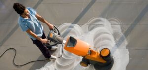 Commercial floor cleaning services 