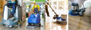 Commercial cleaning services equipment 