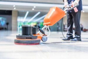 Professional commercial floor cleaning service 