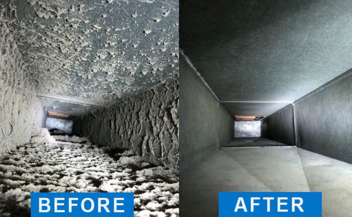 Air Duct Cleaning in offices (Source: Internet)