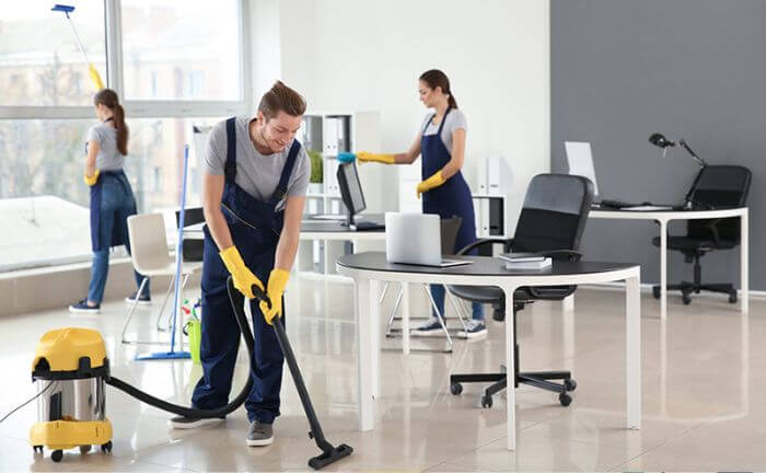 House cleaners and office cleaners do job at different cleaning range