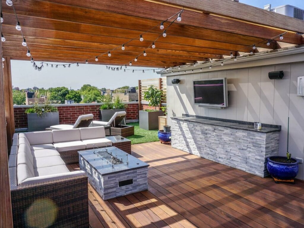 Hardwood Rooftop Deck (Source: Internet)