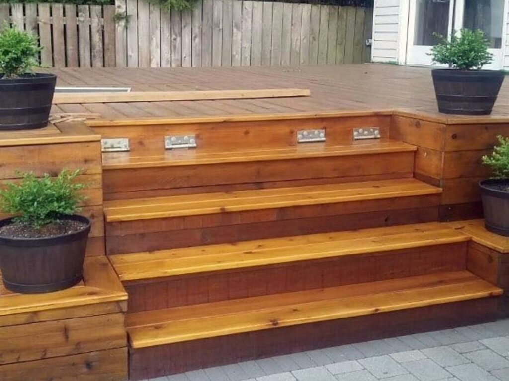 Wide Deck Steps (Source: Internet)