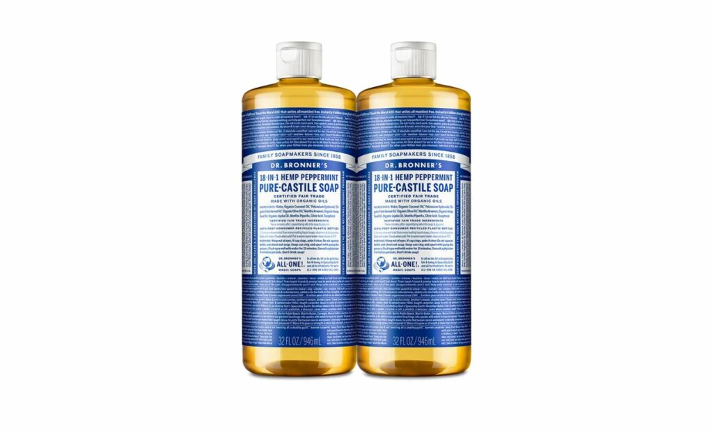 All-Purpose Soap: Dr. Bronner (Source: Internet)