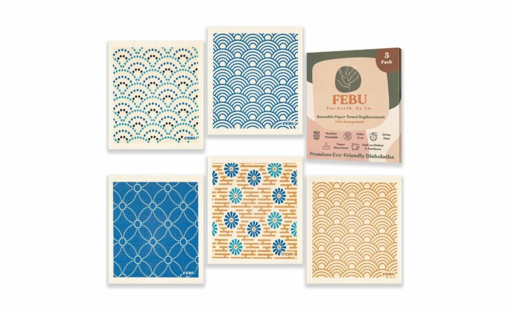 Reusable Paper Towels: FEBU Swedish Dishcloths (Source: Internet)