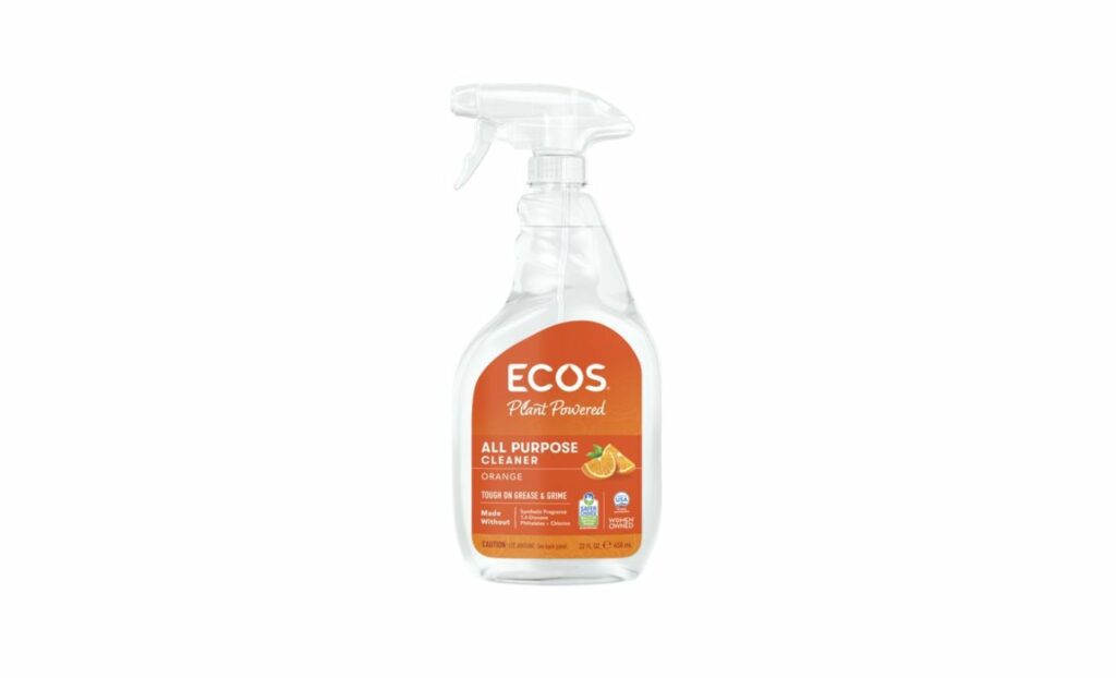 Spray: ECOS All-purpose cleaner (Source: Internet)