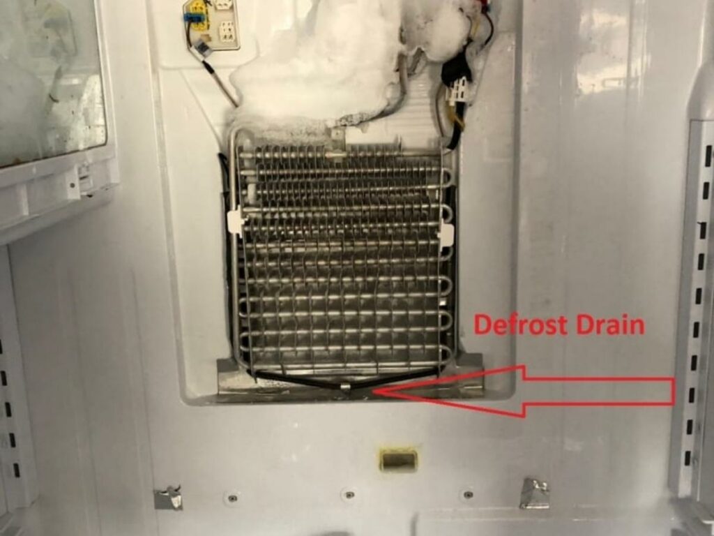 Drainage system in the fridge (Source: Internet)