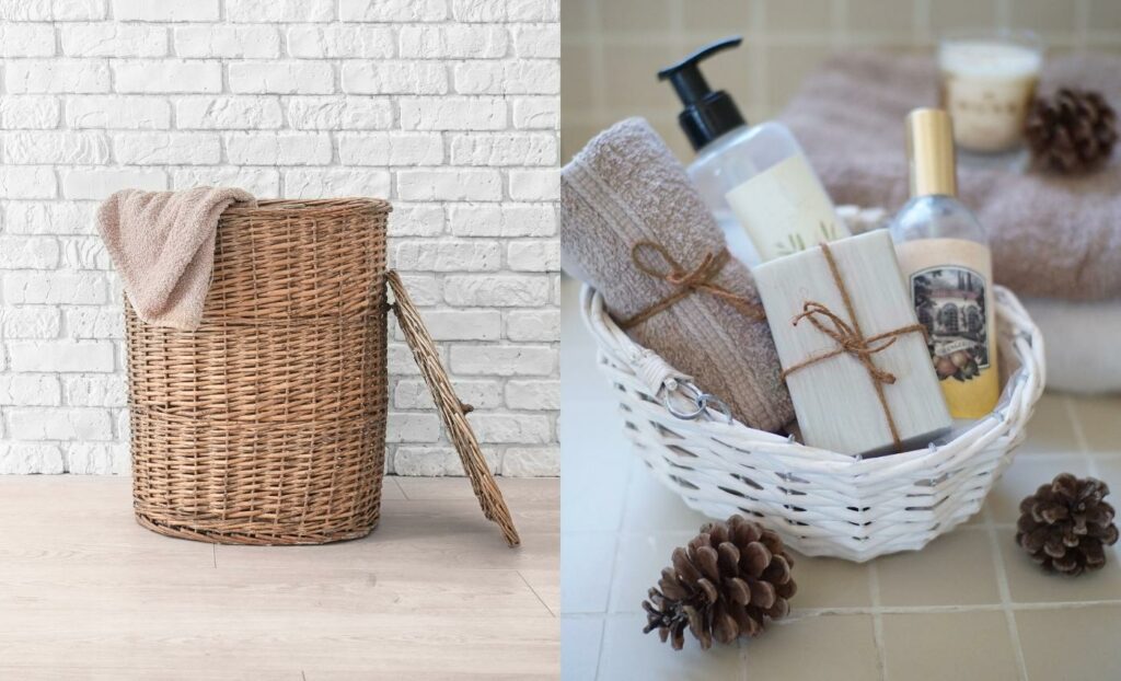 When cleaning wicker baskets won't work?