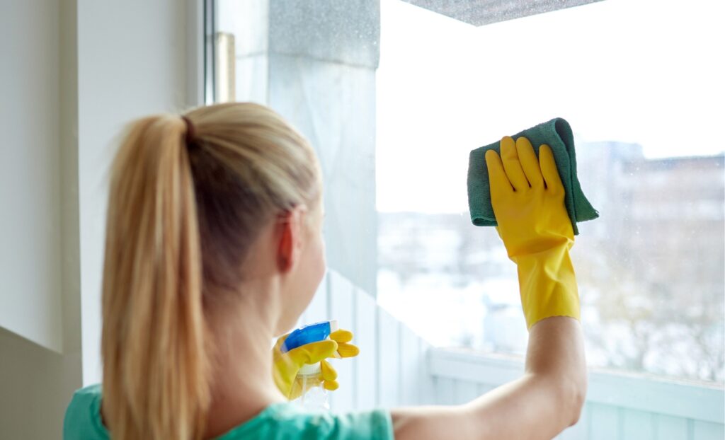 You have to clean windows weekly