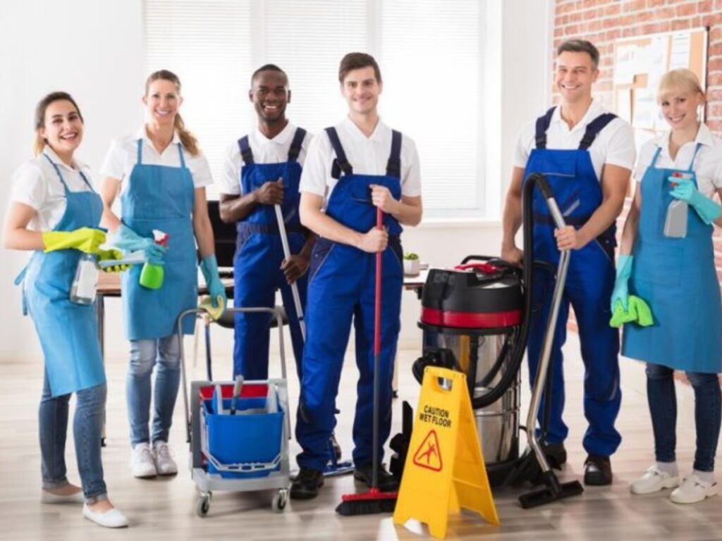 Janitorial cleaning crew (Source: Internet)