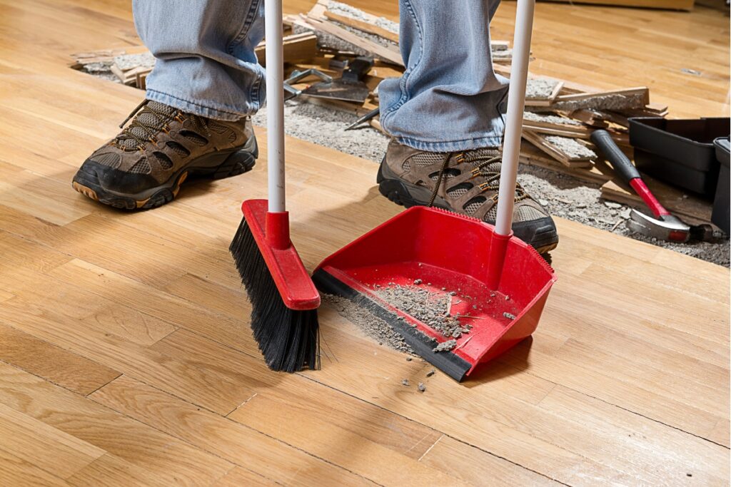 Sweep the floor thoroughly (Source: Internet)