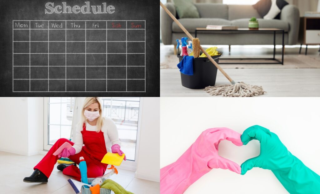 Create your own “Deep Clean Schedule”