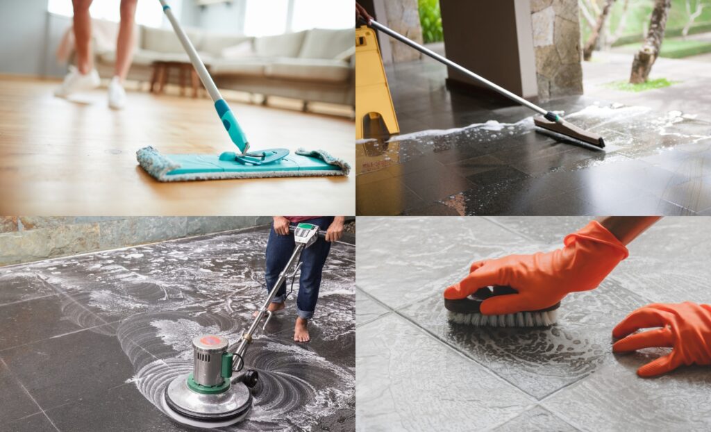 Deep clean the floor