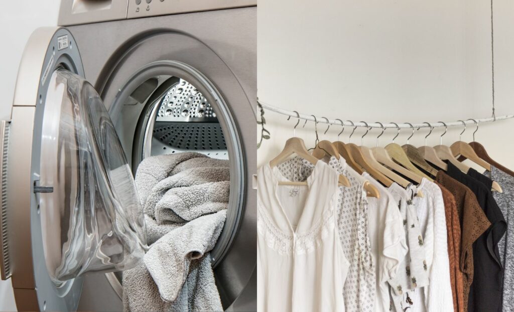 Clean the exterior of the washer and dryer as well as all of their surfaces (Source: Internet)