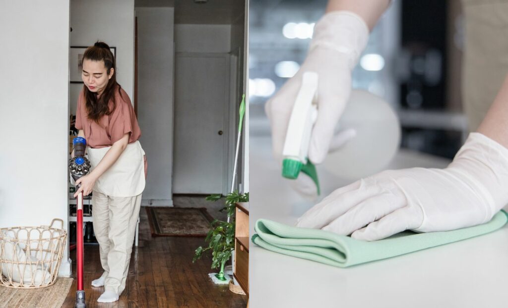 Standard home cleaning services are less expensive (Source: Internet)