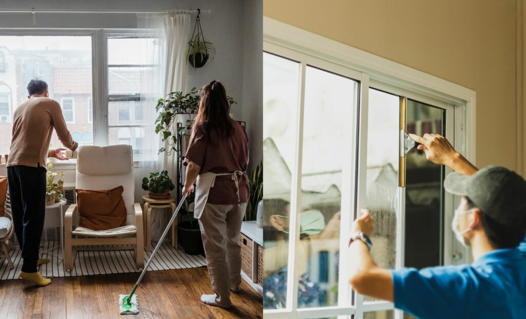 The difference between standard home cleaning services and deep cleaning (Source: Internet)