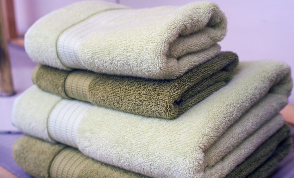 Choose environmentally friendly sheets and towels