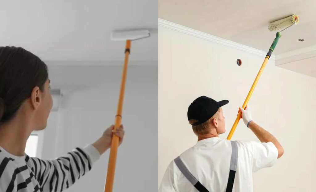 During your short term rental cleaning, it's common to neglect or forget about things like ceiling fans, floorboards, and walls (Source: Internet)