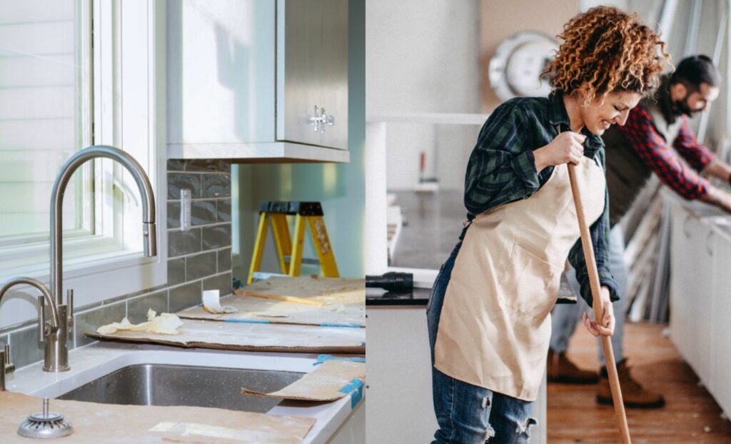 Post-Construction Cleaning: Kitchen (Source: Internet)