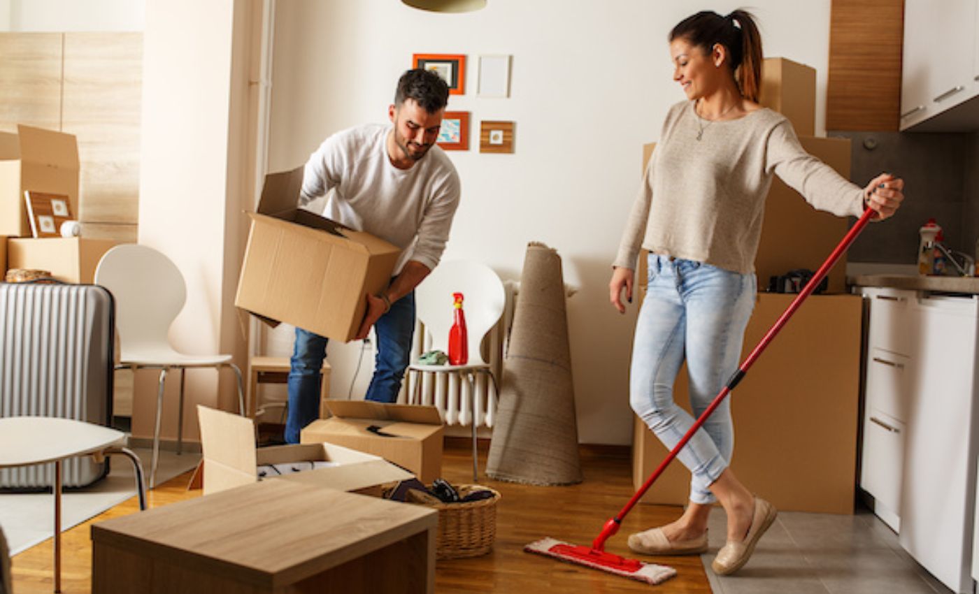 Cleaning before move out