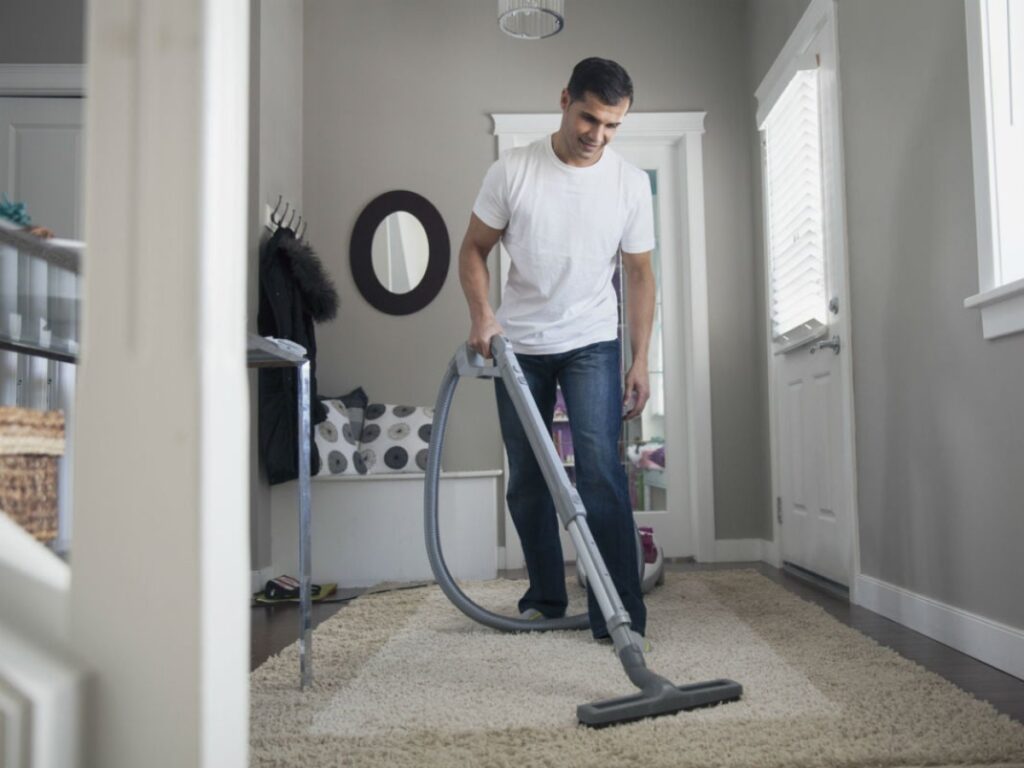 Vacuuming your carpet (Source: Internet)