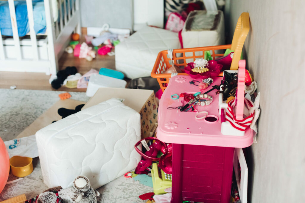 A messy home can lead to anxiety and depression