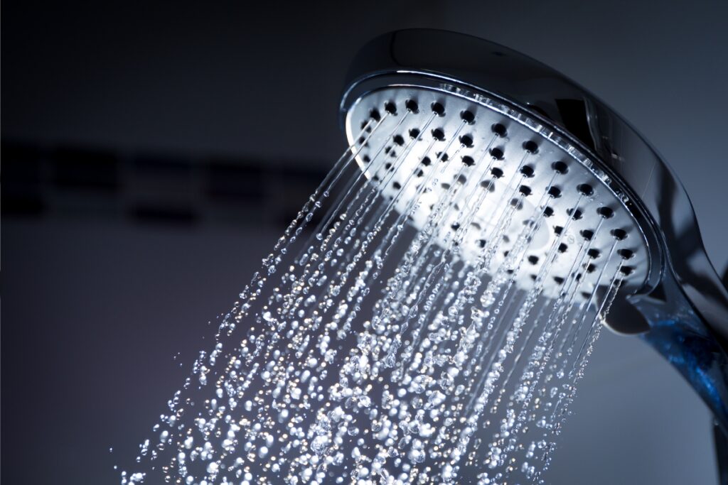 Restore the pressure in the shower