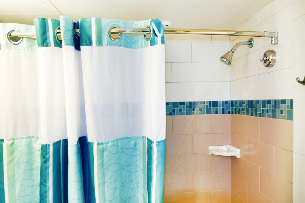 Refresh your shower curtain