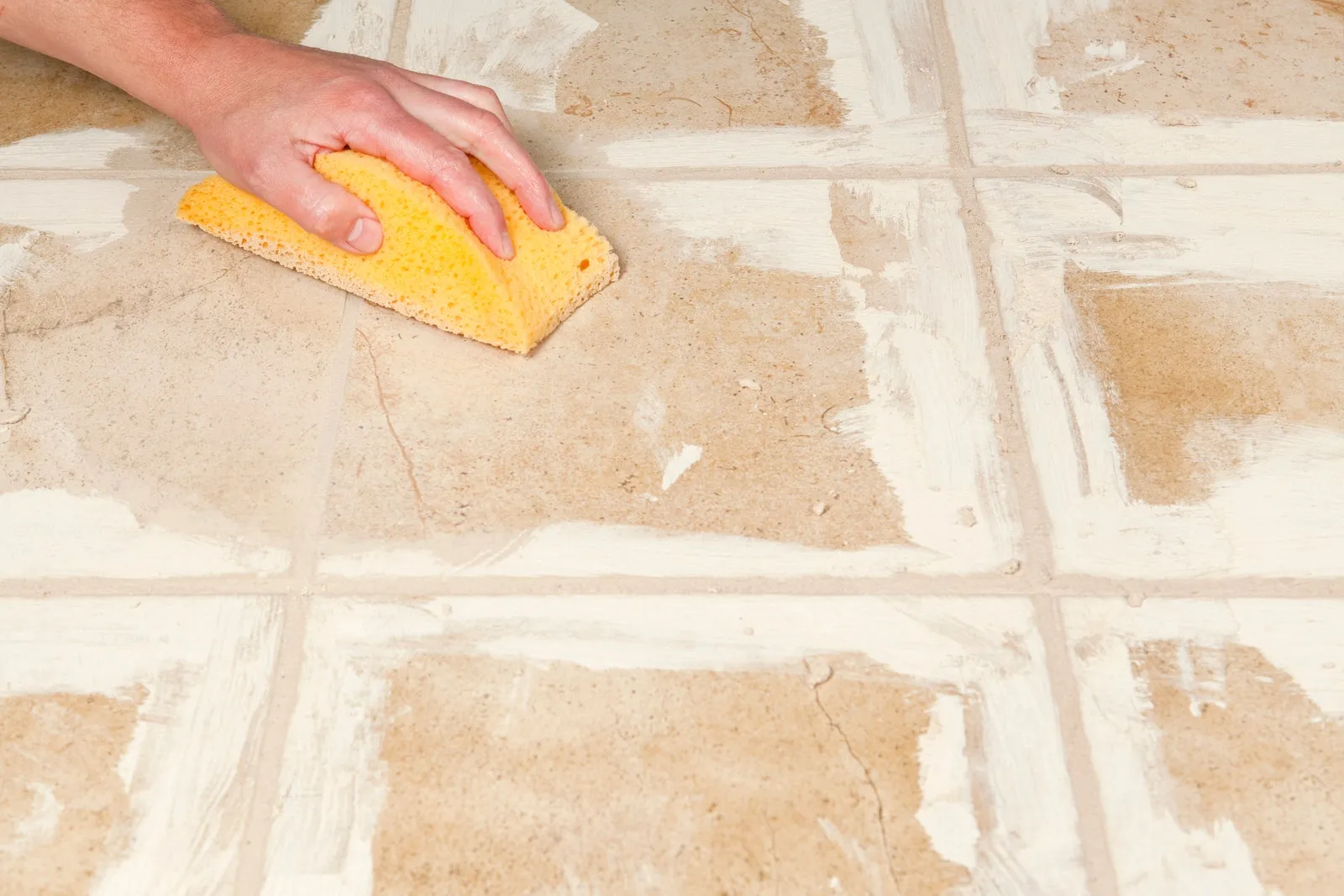 Cleaning grout