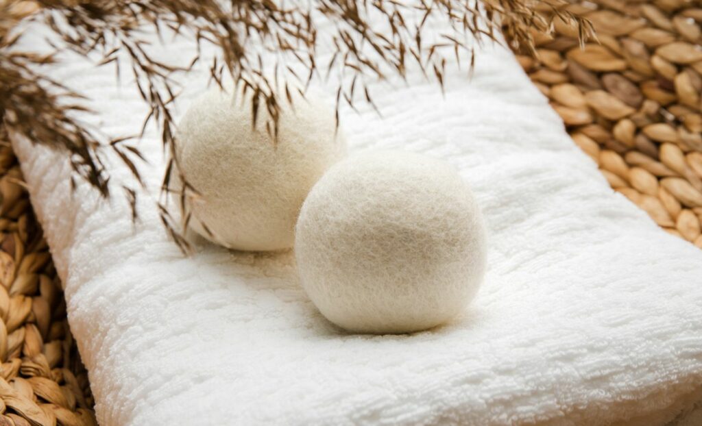 Wool Balls Drying