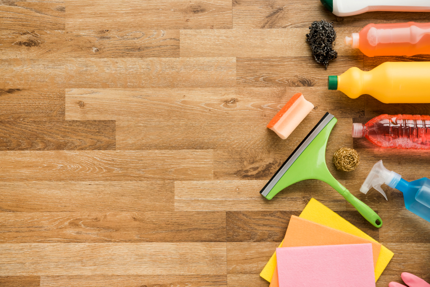 Cleaning hardwood floors