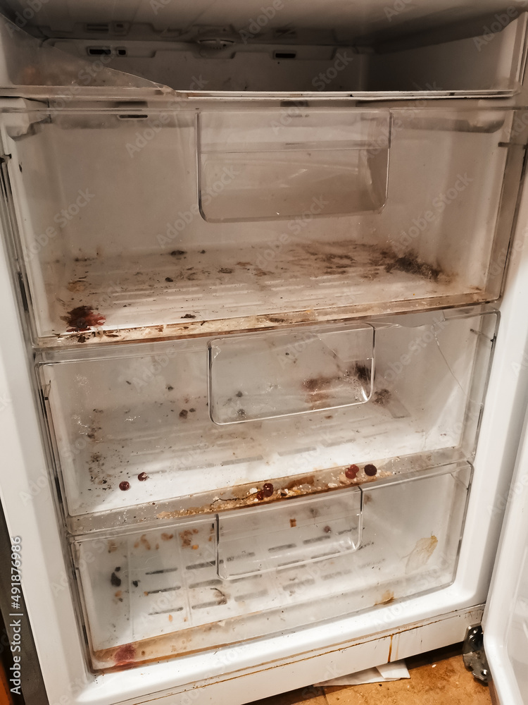 Dirty Refrigerator