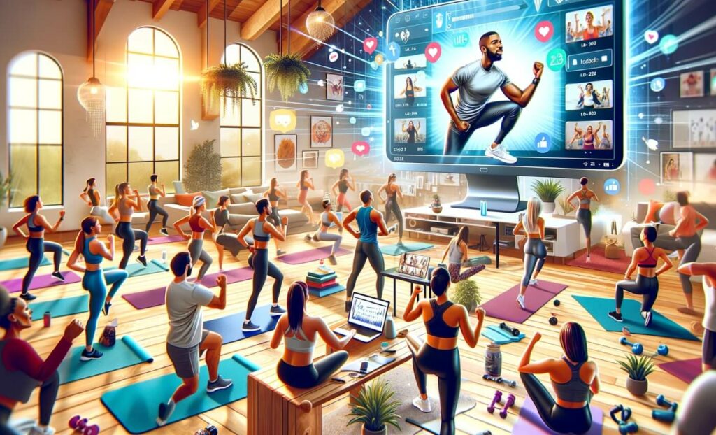 The rise of virtual workouts and online fitness communities