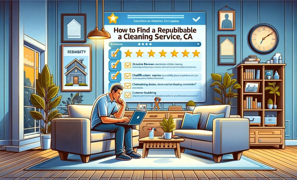 How to find a reputable cleaning service in Atherton, CA