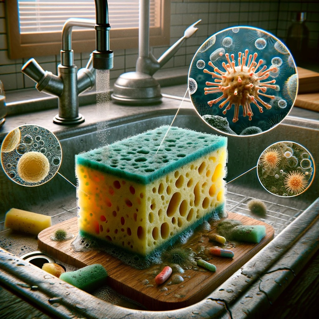 The Reason Kitchen Sponges Get Smelly
